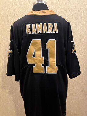 Nike New Orleans Saints Alvin Kamara #41 NFL Jersey Mens XL Black